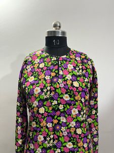 Flower printed  kurti dress