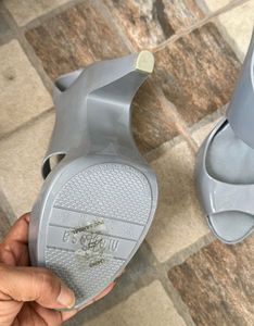 Melissa Grey Designer Heels Brand New Unused