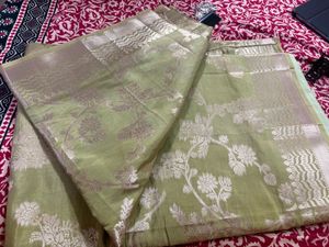 Adi Mohini Mohan Kanjilal Banarasi Silk Saree with