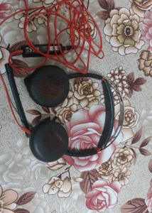 Black Over-Ear Headset with Mic