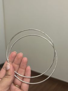 Big Silver Hoops