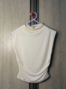 H&amp;M Ruched Sleeveless Top