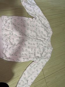 Pink Bunny Print Sweatshirt
