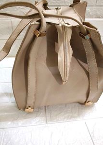 Genuine Leather Hobo Bag
