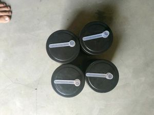 Set of 4 Black Kitchen Container.Or Bhi Stock Hai