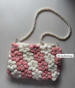 Handmade Crochet Flower Bag