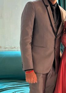 Shiny Grey -3 Piece Suit