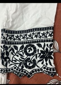 Elegant Embroidered Kurti and Palazzo Set
