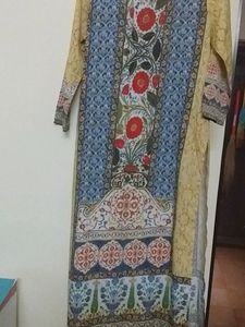 Long Printed Full Sleeve Kurta