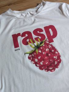 Cute Raspberry Graphic T-Shirt