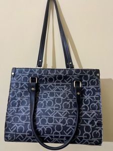Calvin Klein Monogram Tote Bag