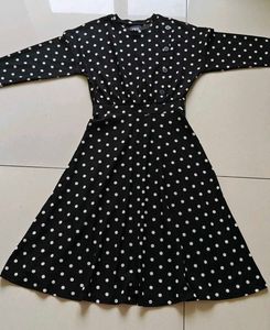ZARA long sleeve midi dress