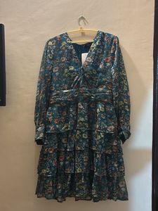 Floral Ruffle Mini Dress