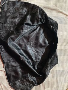 Men's Black Blazer with White Polka Dots