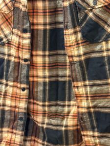 Men's Plaid Flannel Shirt - Short Sleeve