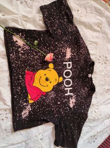 Cute Pooh Graphic T-Shirt