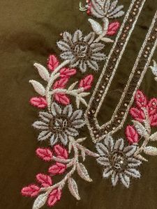 Embroidered Kurti with intricate floral design