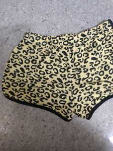 Leopard Print Lounge Shorts