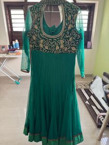 Beautiful Green Anarkali Gown