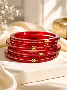 vivah gold tar Red Bangles  22ct gol