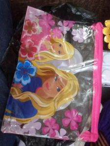 transparent barbie pouch