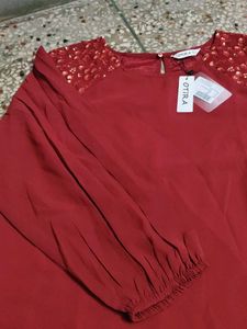 Stunning maroon Embellished top