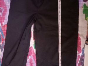Black Wide-Leg bellbootm Pants