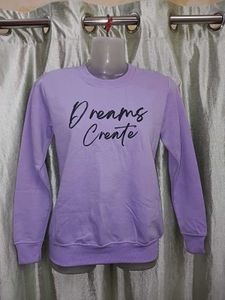 Purple women Sweatshirt
