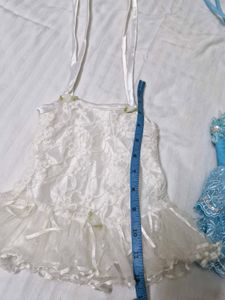 Baby Dresses  And Top (3 Pcs)