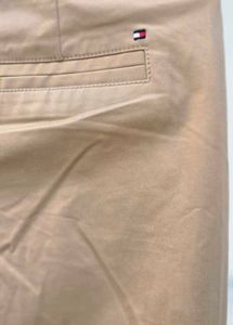 Khaki Straight Leg Pants
