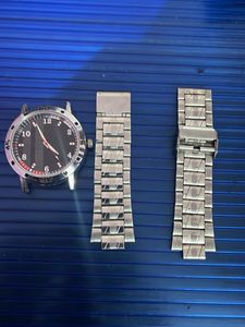 Men's Stainless Steel Watch with 2 strap