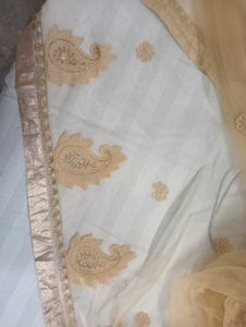 Elegant Embroidered thread work dupatta