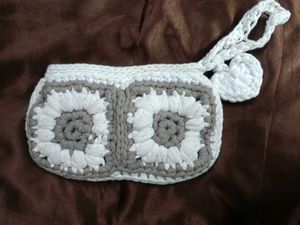 Crochet pouch with Heart 💝