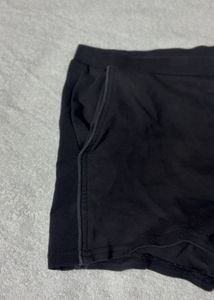 Black High-Waisted Shorts