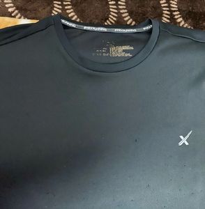 HRX Men's Black Athletic T-Shirt