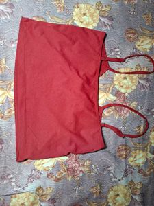 Red Twist Front Cami Top