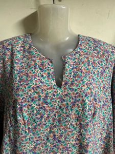 Charming Floral Print Dress