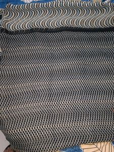 Black And White Pure Marbel Chiffon Saree