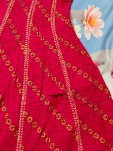 Beautiful Pink Embroidered Kurta