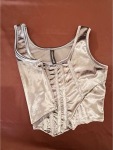 Velvet Corset Top