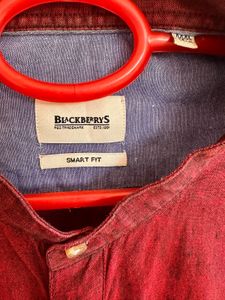Men's Red Band Collar Shirt