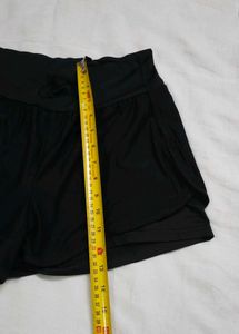 Coorun Black Women's Athletic Shorts