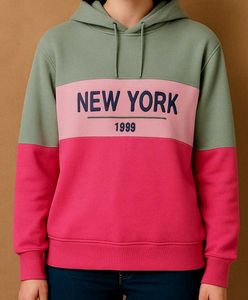 Crop New York Graphic Hoodie