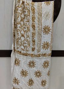 Bohemian Bandhani &amp; Embroidered Dupatta Set