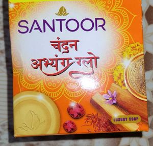 Santoor Chandan abhyang glow Soap
