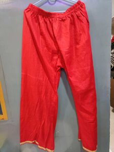 Embroidered Red Kurta Set with Dupatta