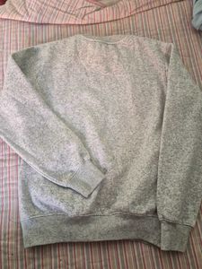 Gray 'Woman' Floral Graphic Sweatshirt