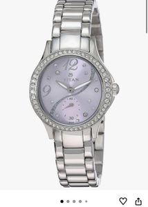 Titan Silver-Tone Women's Watch