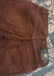 Brown Denim Jeans