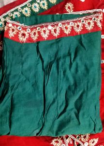 Embellished Red Kurta